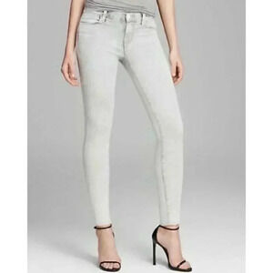 J Brand Light Gray 910 Low Rise Skinny Jeans 26